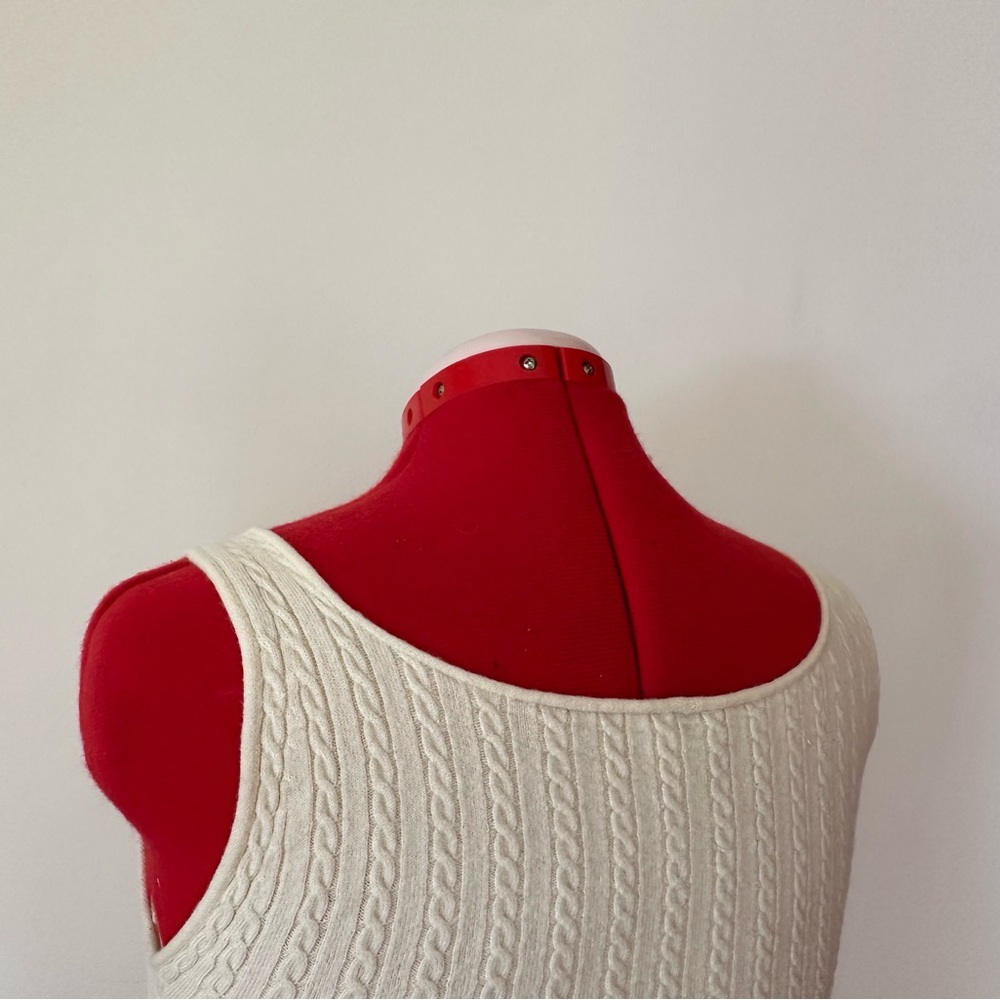 Armani Collezioni Cream Knit Top - Picture 4 of 10